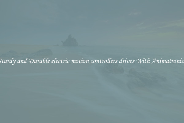 Sturdy and Durable electric motion controllers drives With Animatronics