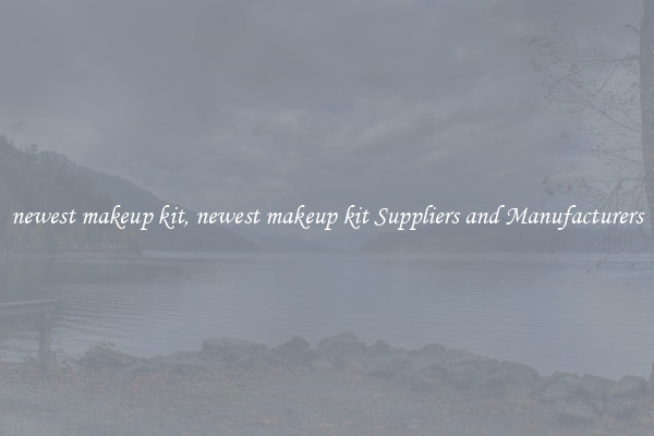 newest makeup kit, newest makeup kit Suppliers and Manufacturers