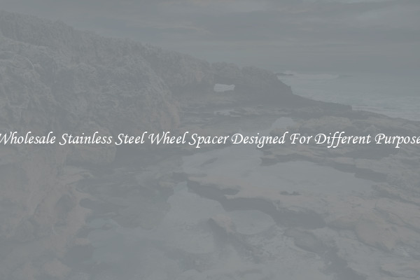 Wholesale Stainless Steel Wheel Spacer Designed For Different Purposes